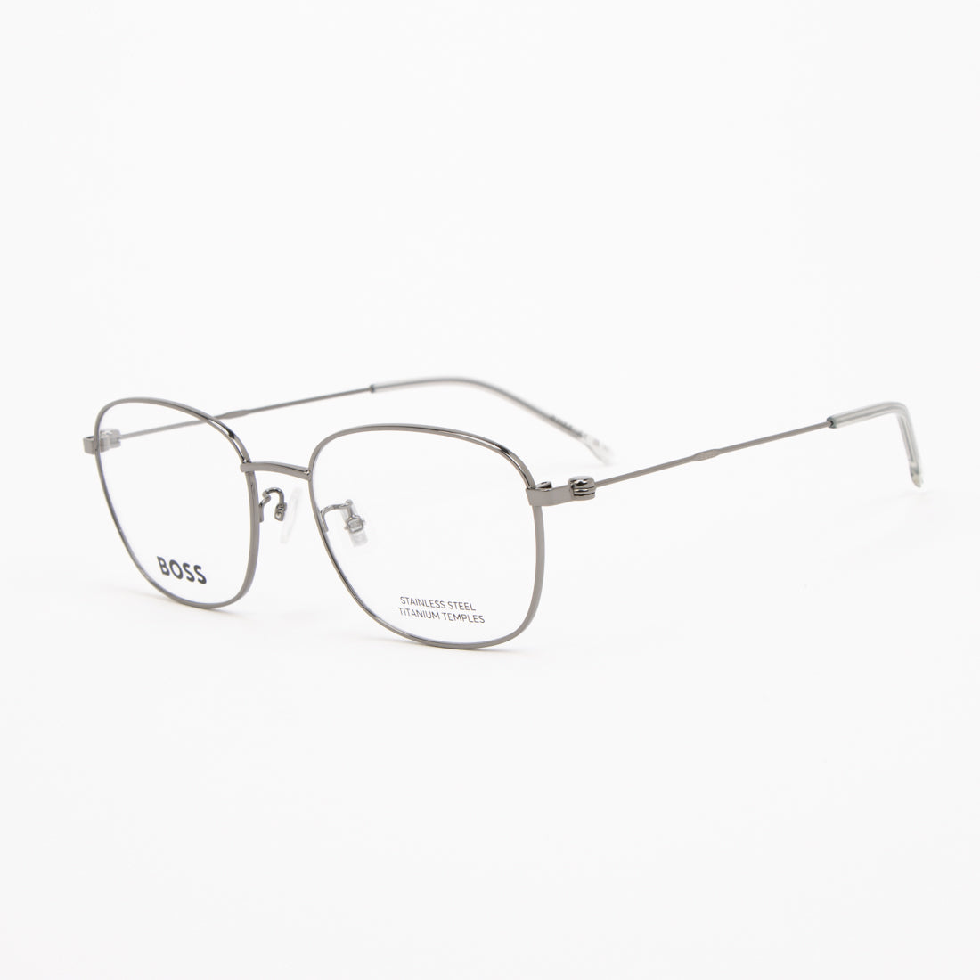 ヒューゴボス HUGO BOSS メガネ 眼鏡 アイウェア レディース メンズ (ガンメタル) ガンメタル