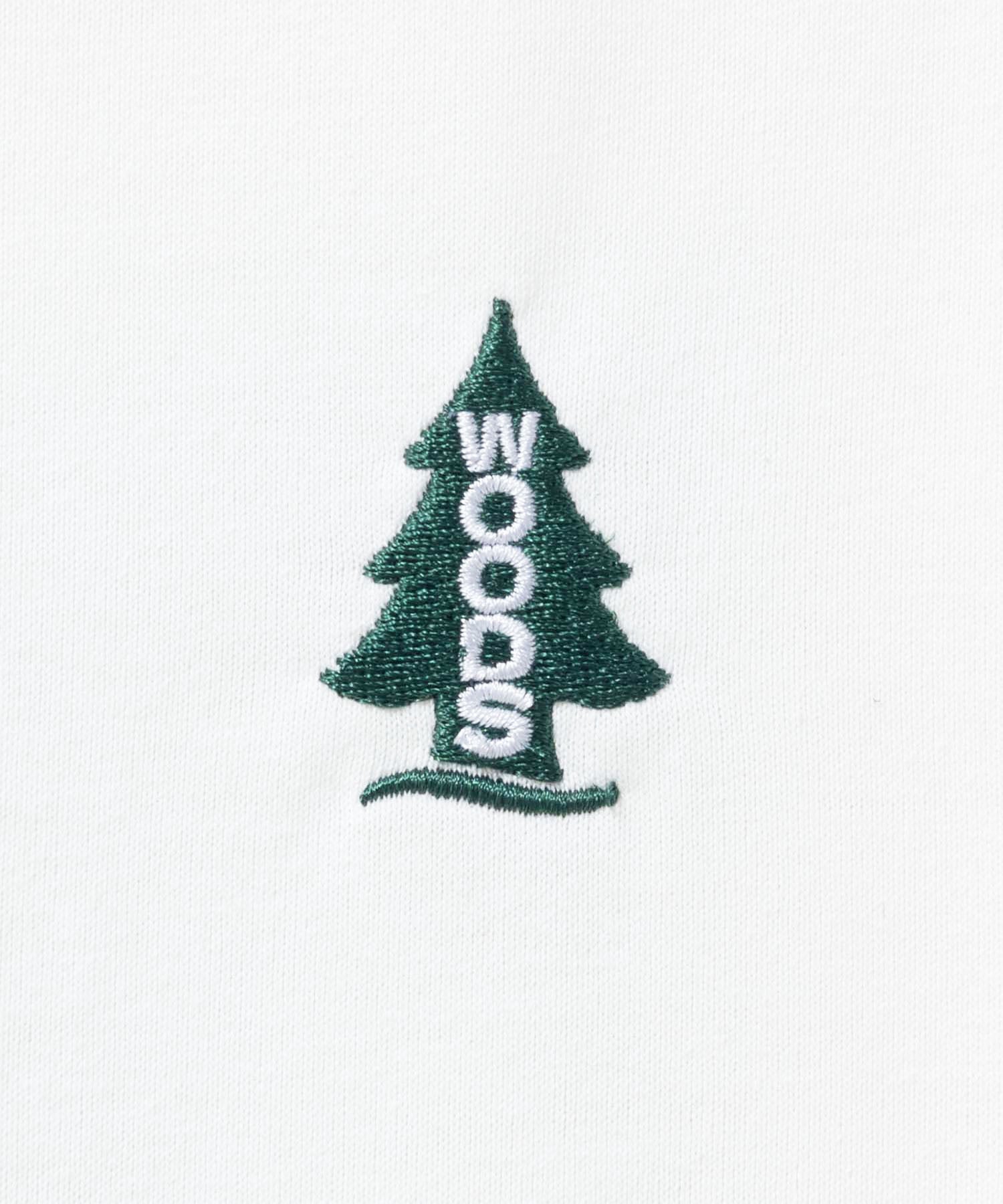 ウッズ WOODS フォトプリントTシャツ (ホワイト) ホワイト