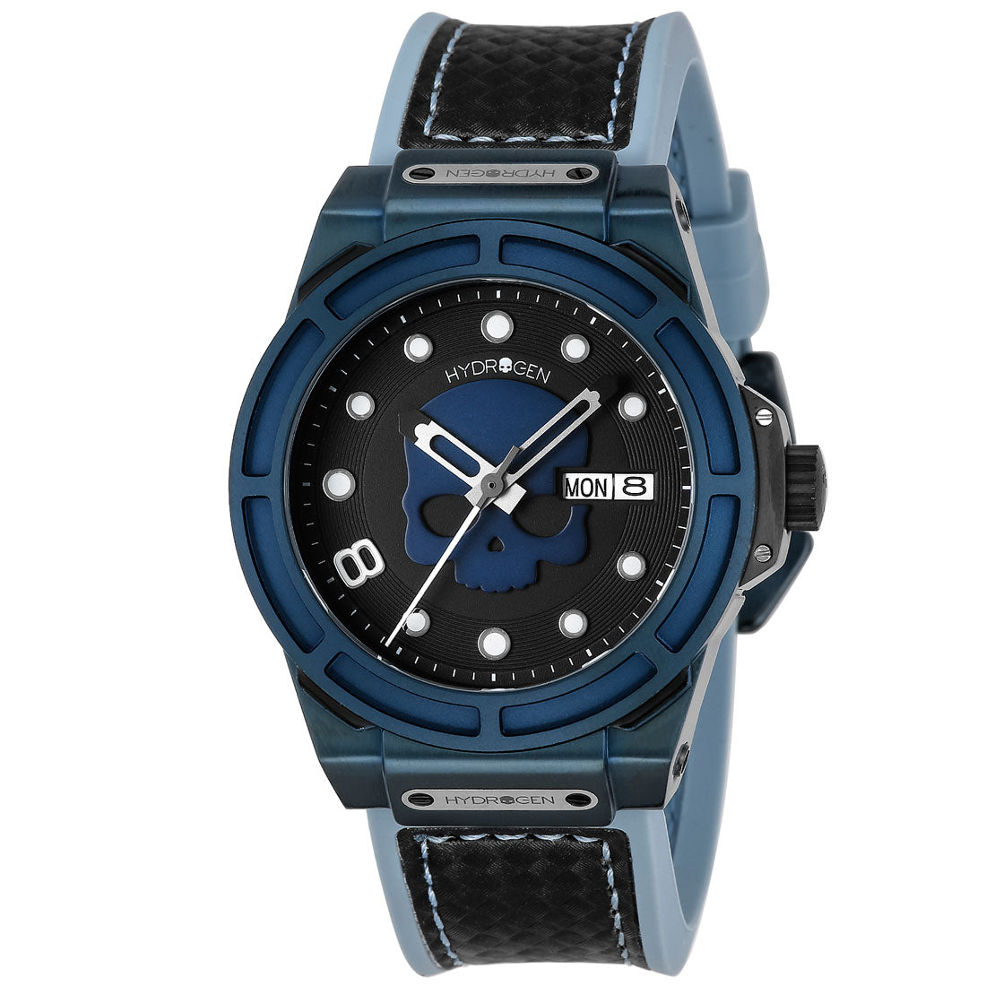 HYDROGEN OTTO Men's Watch HW224008-SK Automatic blue rubber/Carbon