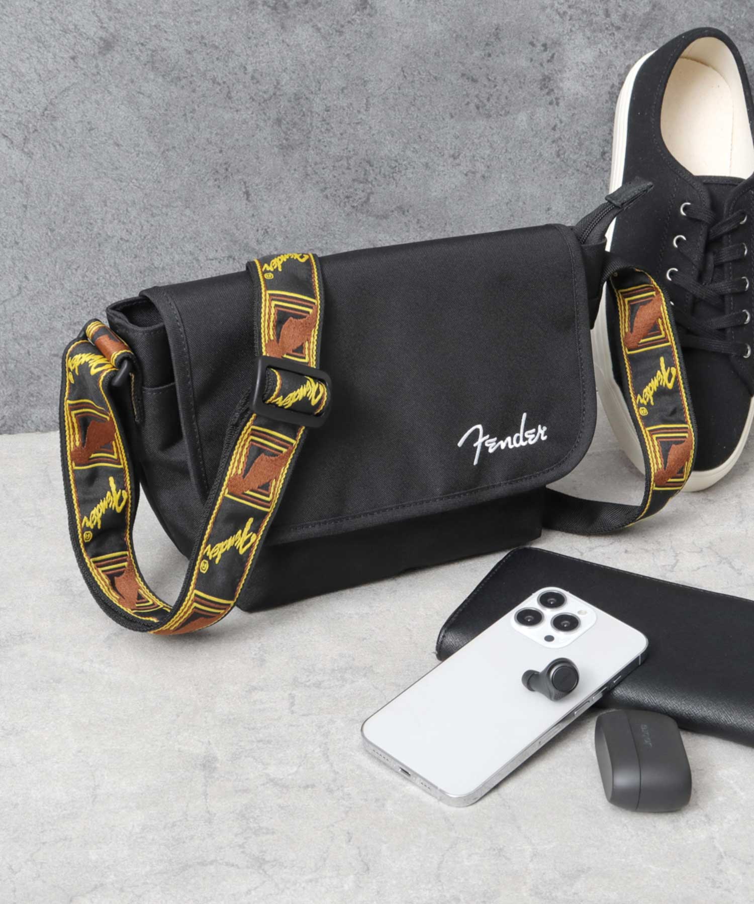 フェンダー FENDER フラップ ショルダーバッグ メンズ レディース メッセンジャーバッグ ミニショルダー