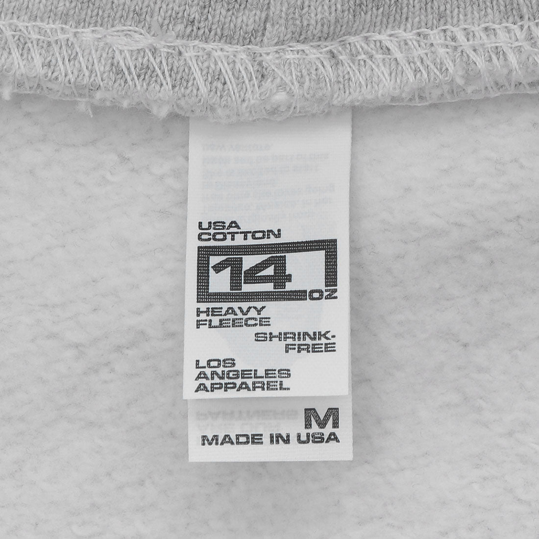 ロサンゼルスアパレル LOS ANGELES APPAREL パーカー フーディー 14オンスヘビーフリースフーデッド グレー メンズ LOS ANGELS APPAREL HF-09