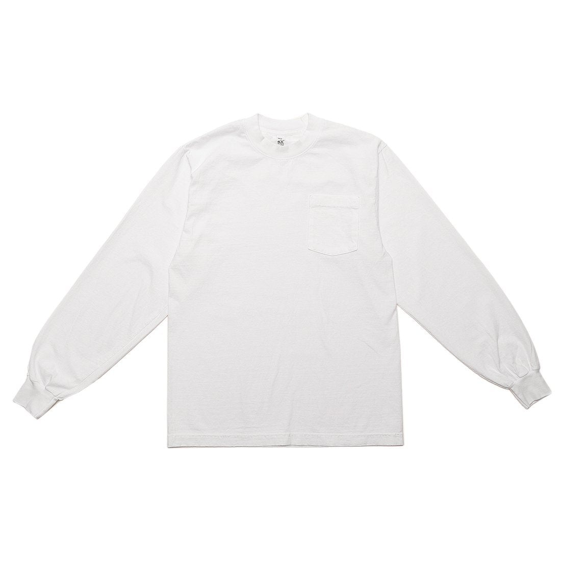 洛杉磯服飾 LOS ANGELES APPAREL T恤 剪裁上衣 長袖口袋T恤 白色 男士 LosAngeles Apparel 1810GD WHITE