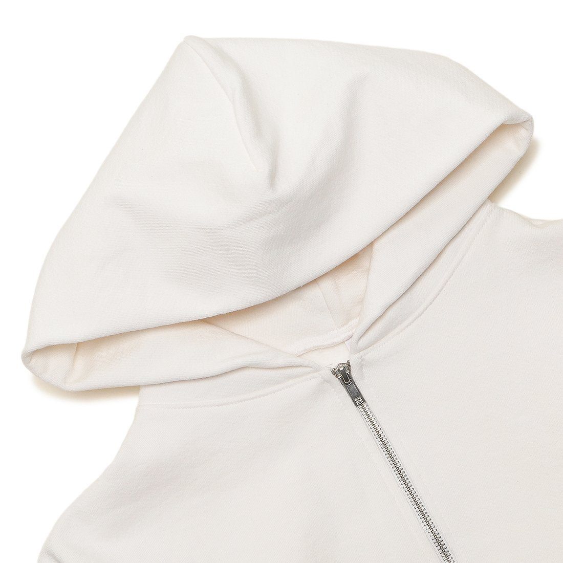 Los Angeles Apparel Hoodie Fleece Zip-Up white Men's Los Angeles Apparel HF-10 WHITE