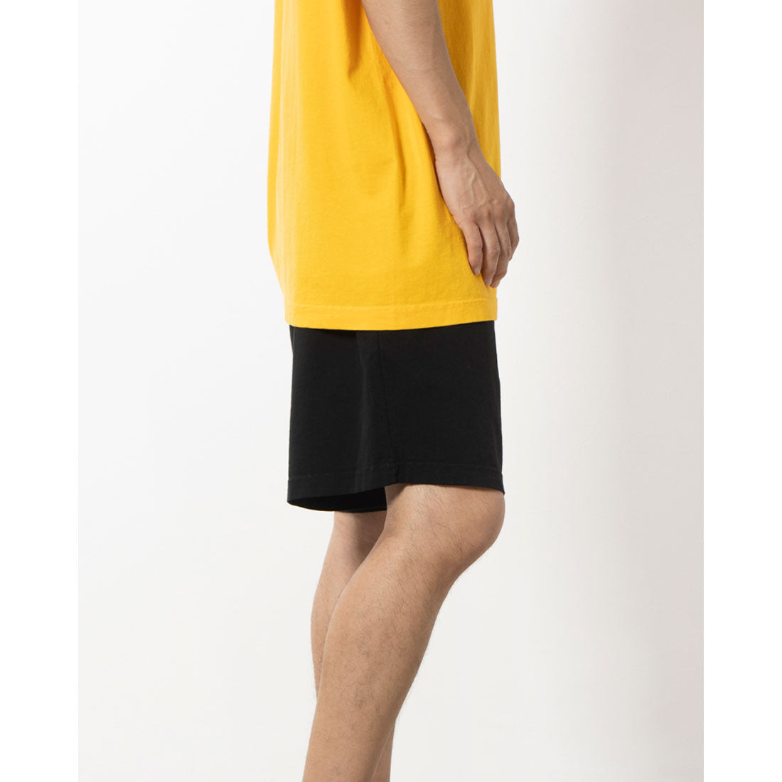 LOS ANGELES APPAREL HEAVY JERSEY GARMENT DYE GYM SHORTS