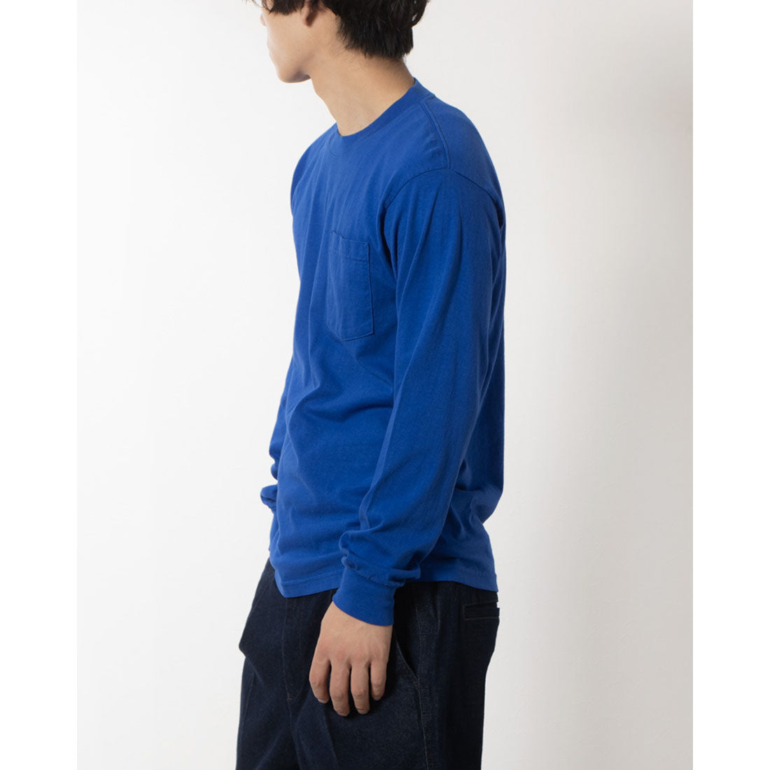 ロサンゼルスアパレル LOS ANGELES APPAREL LONG SLEEVE GARMENT DYE POCKET T-SHIRT
