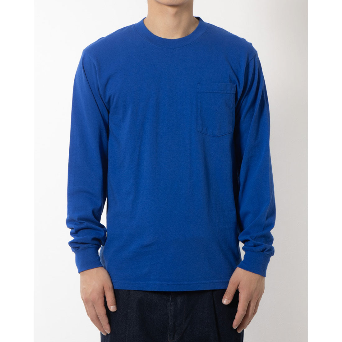 ロサンゼルスアパレル LOS ANGELES APPAREL LONG SLEEVE GARMENT DYE POCKET T-SHIRT