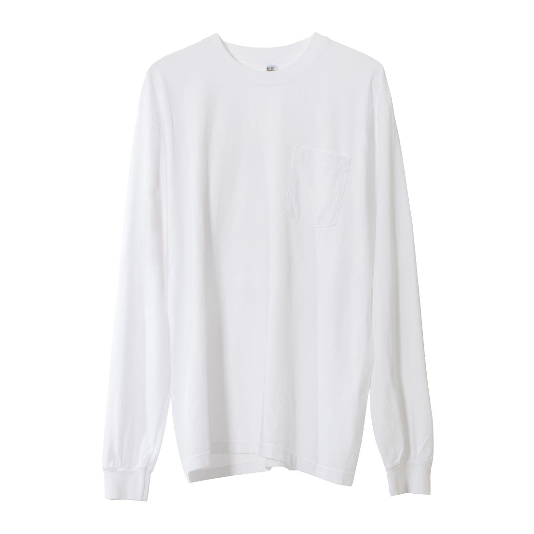LOS ANGELES APPAREL LONG SLEEVE GARMENT DYE POCKET T-SHIRT
