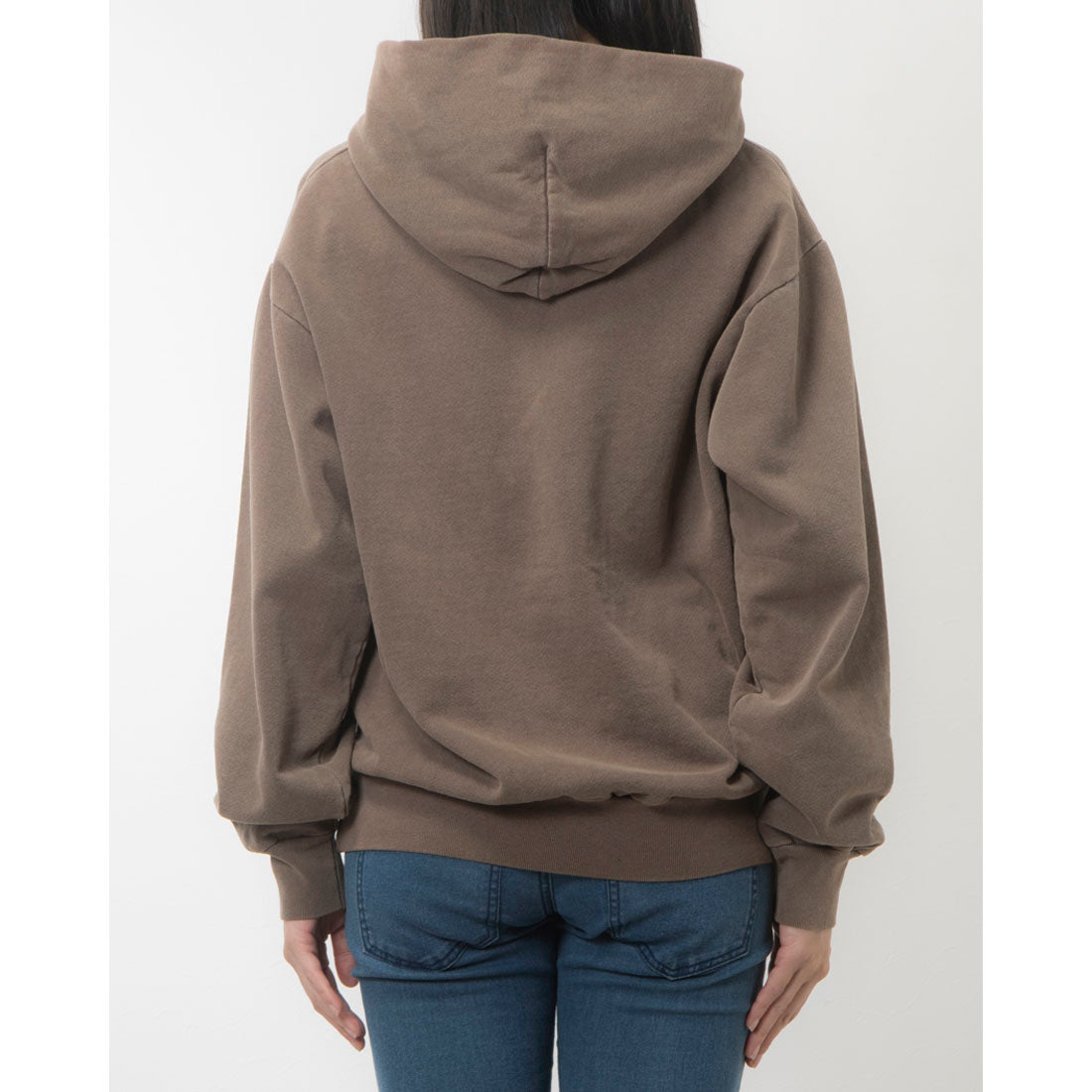ロサンゼルスアパレル LOS ANGELES APPAREL GARMENT DYE 14OZ. HEAVY FLEECE HOODED PULLOVER SWEATSHIRT (DIJON) DIJON