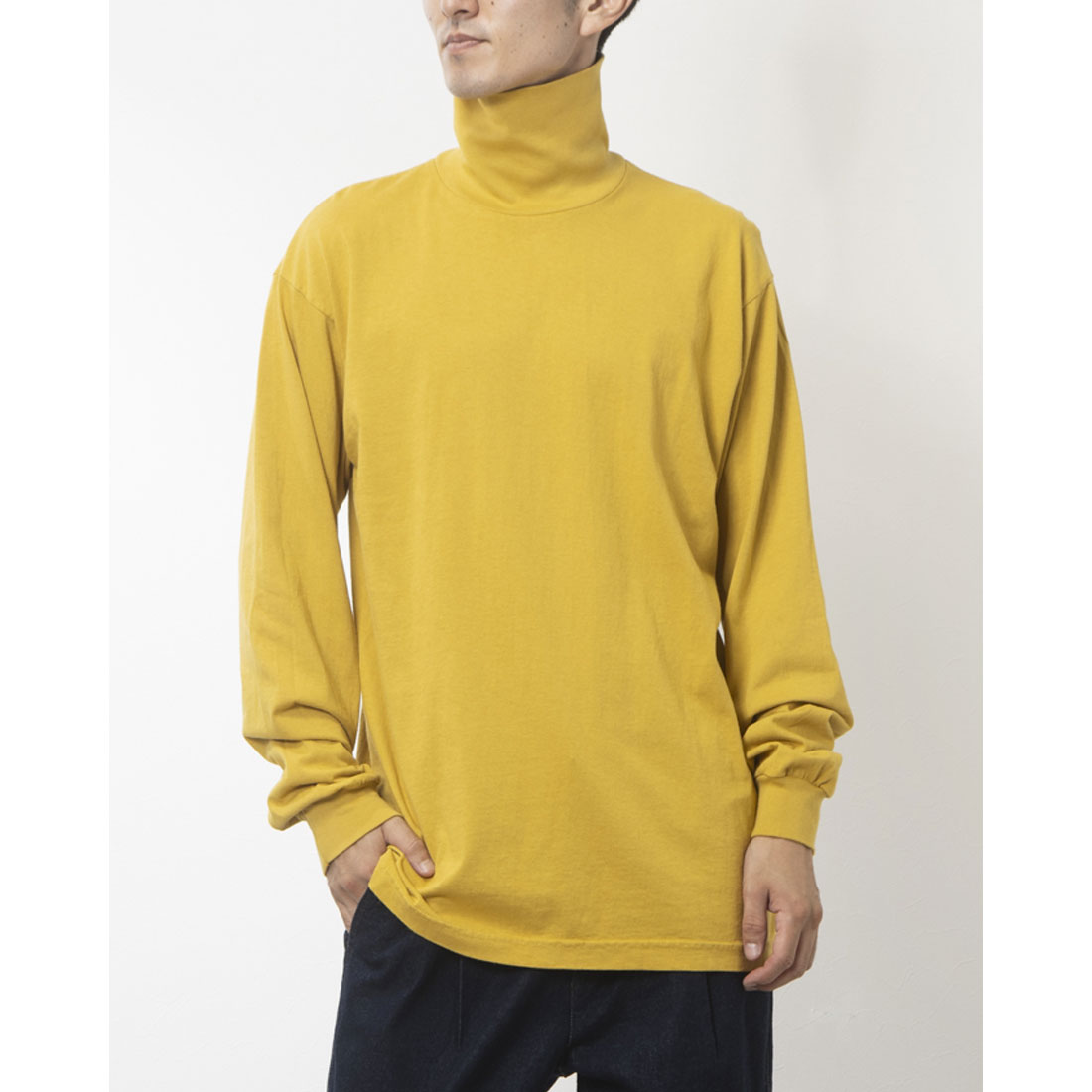 Los Angeles Apparel Long Sleeve Garment Dye Turtleneck