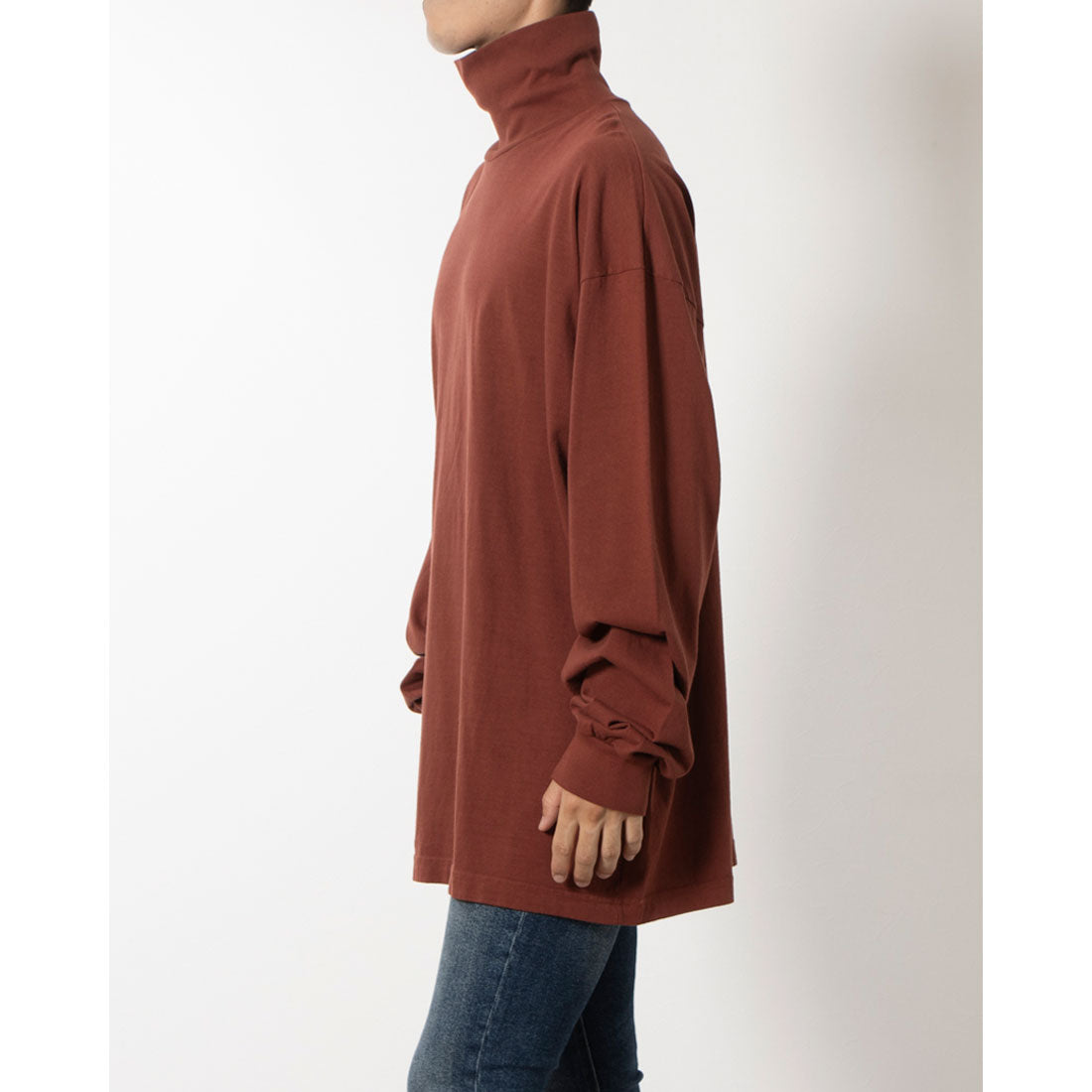 Los Angeles Apparel Long Sleeve Garment Dye Turtleneck