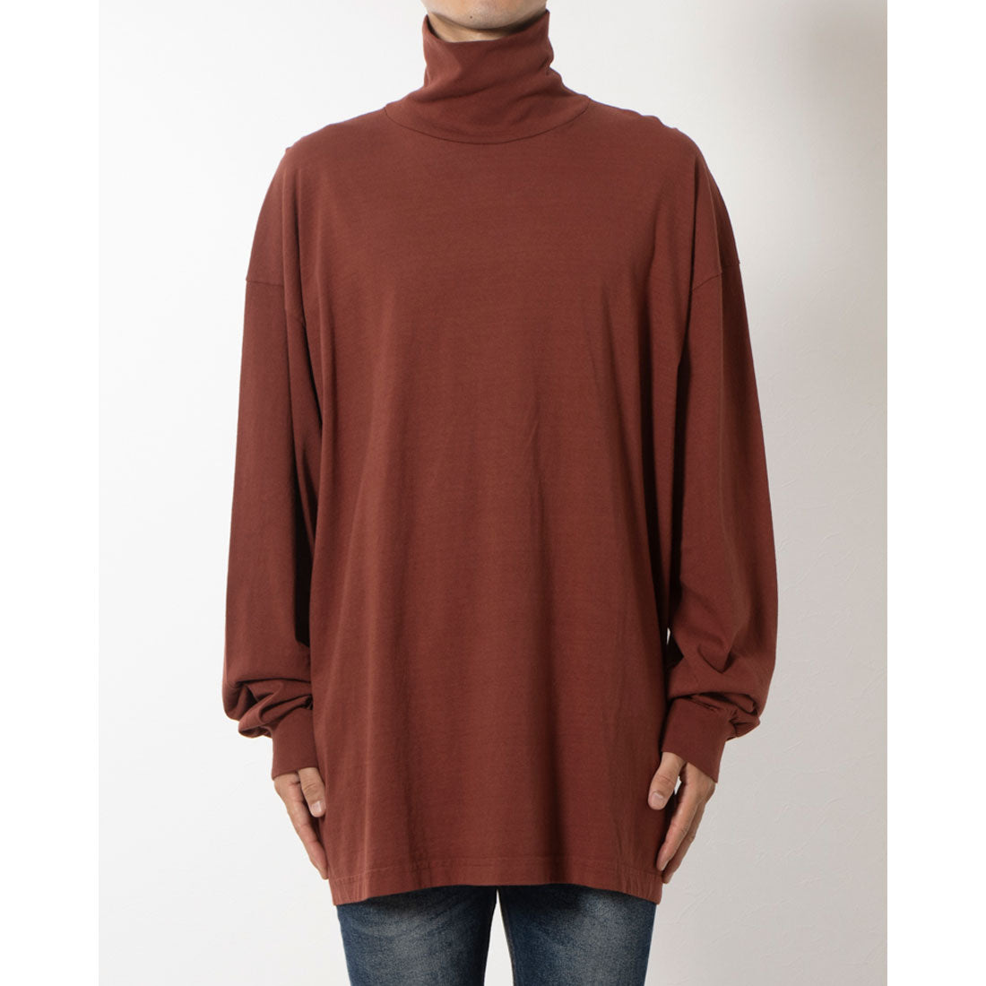 Los Angeles Apparel Long Sleeve Garment Dye Turtleneck