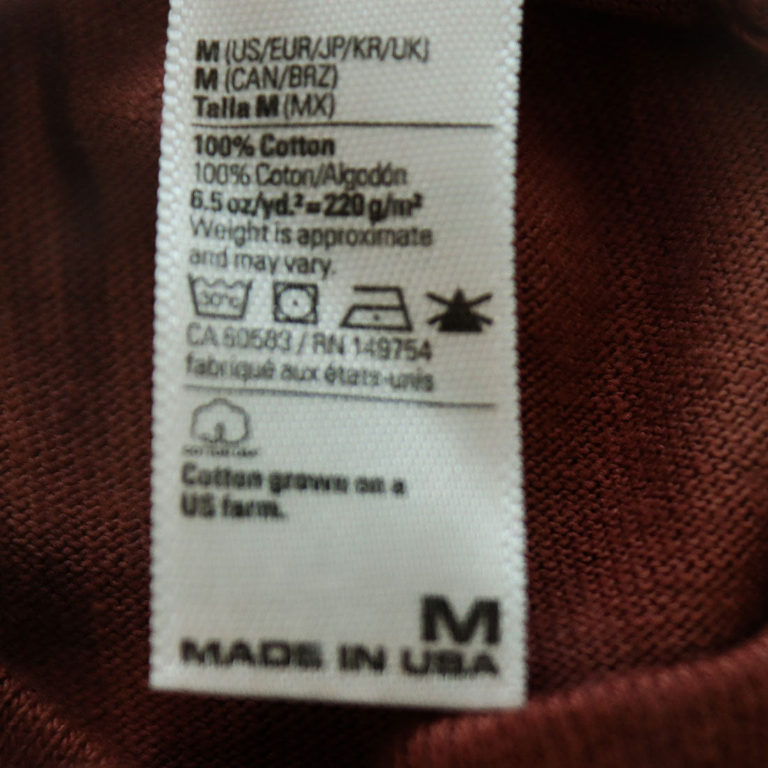 Los Angeles Apparel Long Sleeve Garment Dye Turtleneck