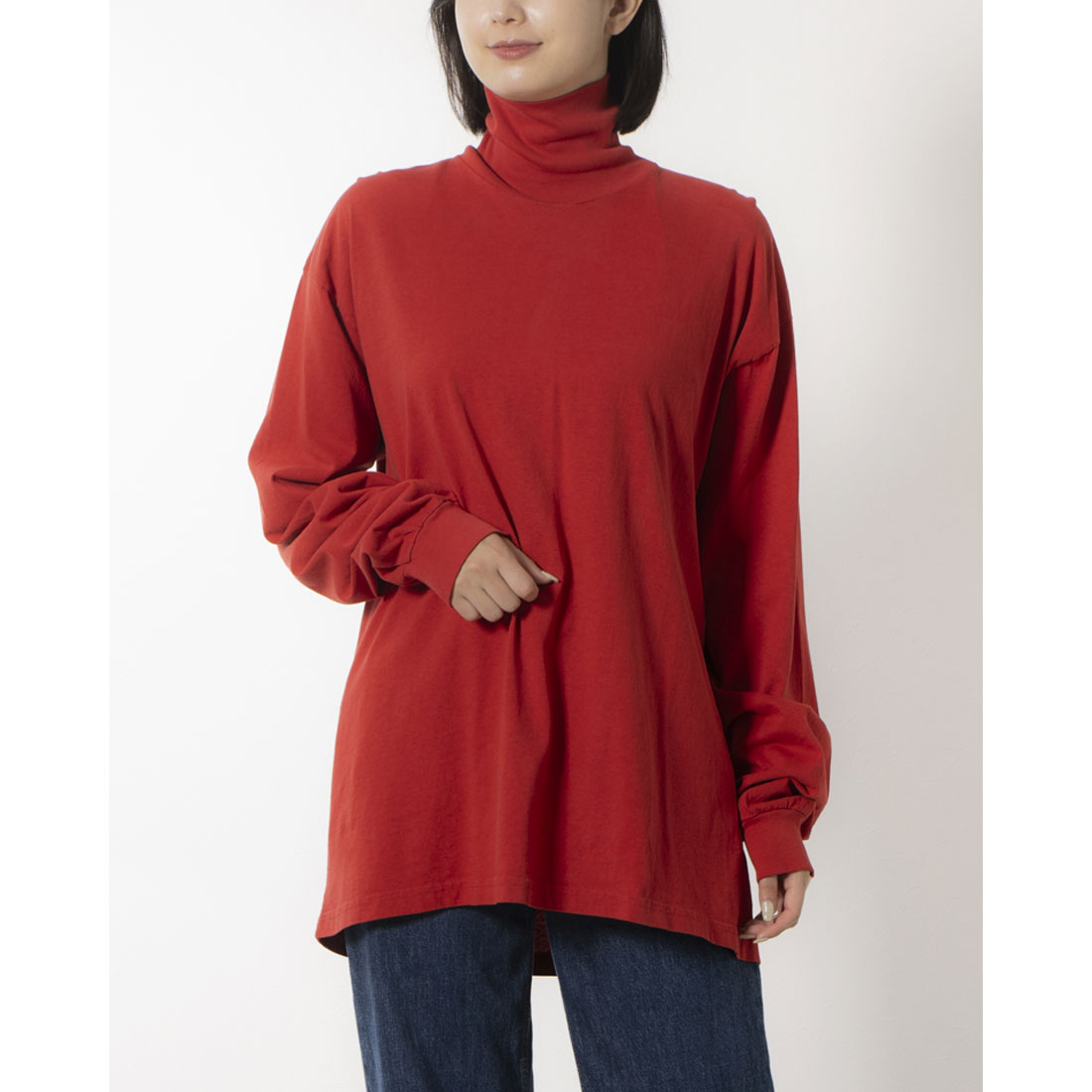 Los Angeles Apparel Long Sleeve Garment Dye Turtleneck
