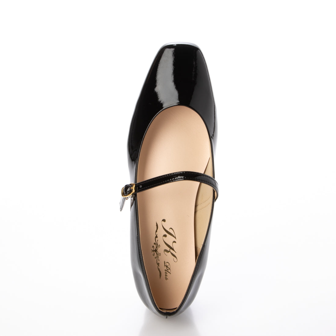 アイケープラス IKplus 日本製 IKplus アイケープラス 冠婚葬祭 高反発クッション 柔らかい中敷き ローヒール ブラック 冠婚葬祭 葬儀用パンプス レディース お葬式 喪服 フォーマル 慶事 弔事 法事 お通夜 (ブラック エナメル) ブラック エナメル