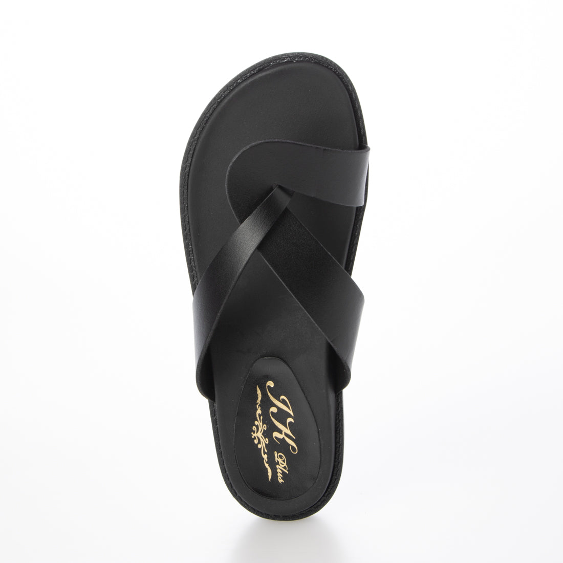 アイケープラス IKplus 【日本製】【ネット限定】ダブルクロスフラットサンダル