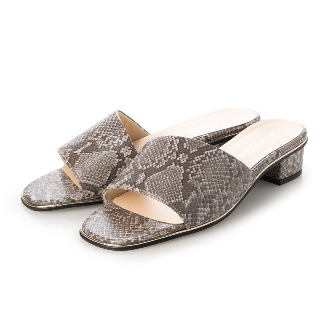 アイケープラス IKplus 【日本製】スッキリとしたアシンメトリーサンダル #1801■ヘビスネーク■ ヘビスネーク