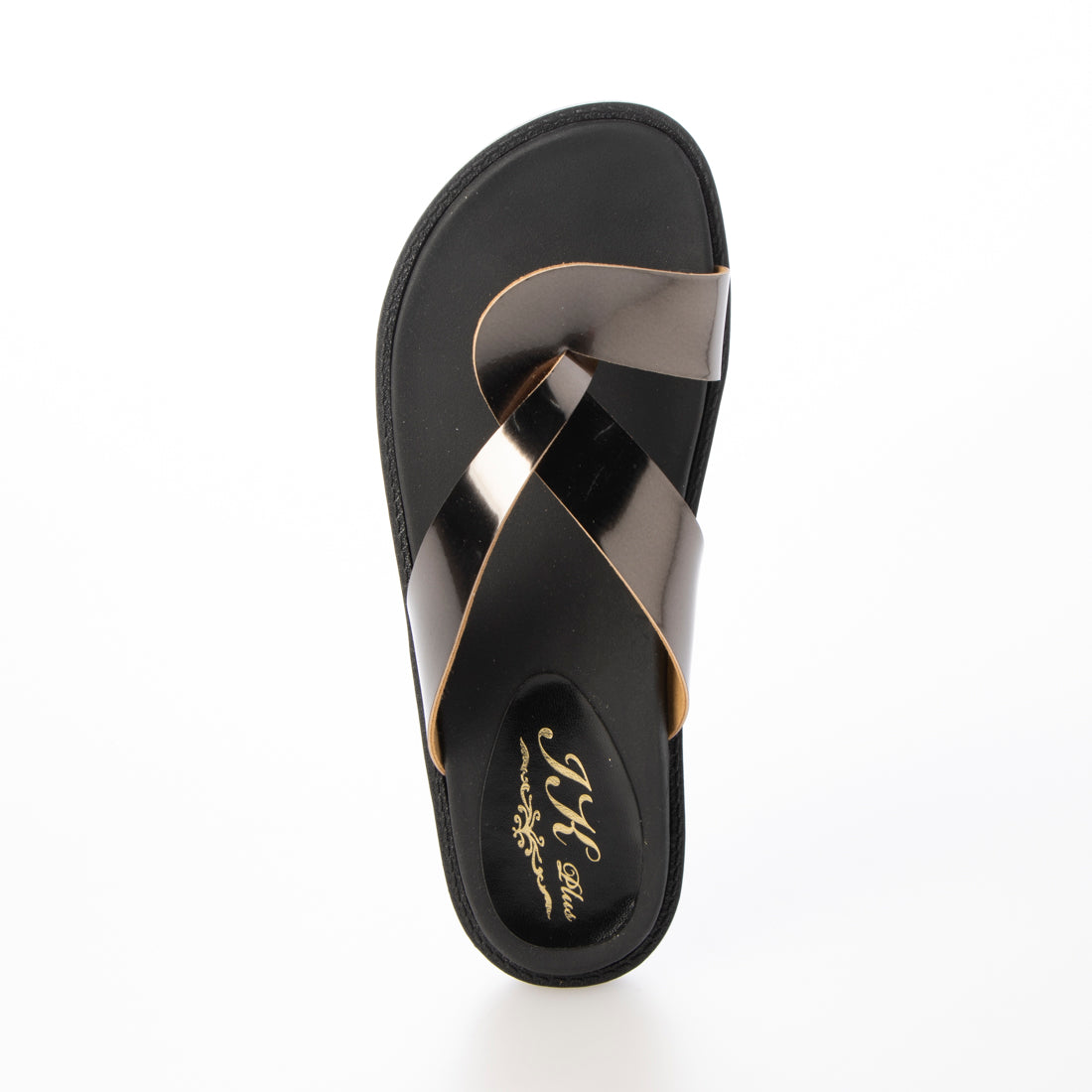 アイケープラス IKplus 【日本製】【ネット限定】ダブルクロスフラットサンダル