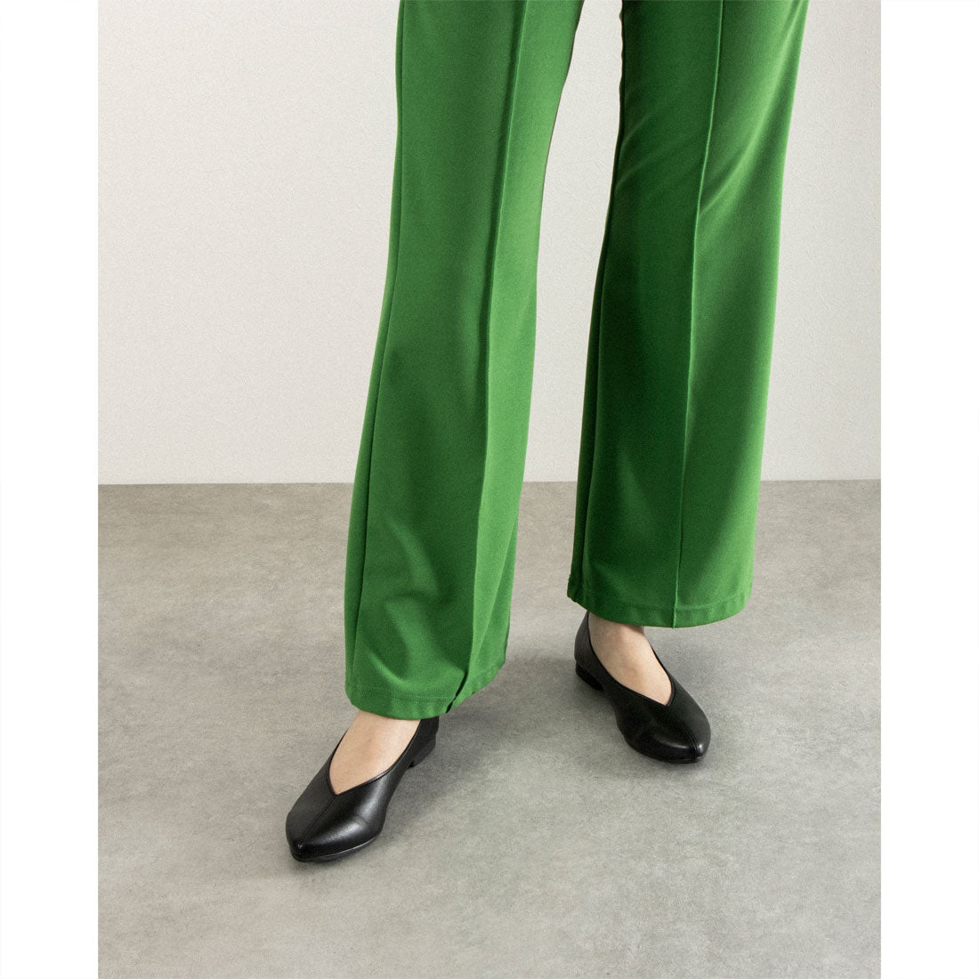 アイケープラス IKplus 【日本製】【レインパンプス】【ネット限定】センターシームフラットシューズ 4625 ■シルバースムース■