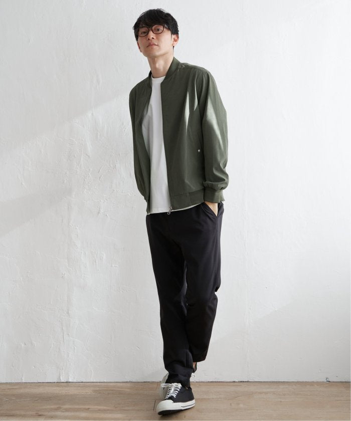 イッカ ikka 【撥水】Teflonストレッチブルゾン (ネイビー) ネイビー