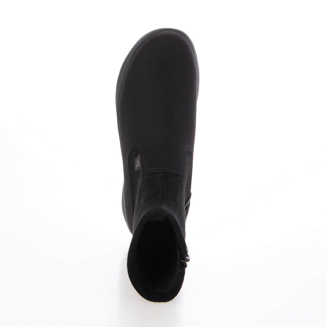 イング ing 【レイン対応】厚底ストレッチブーツ (ブラック) ブラック