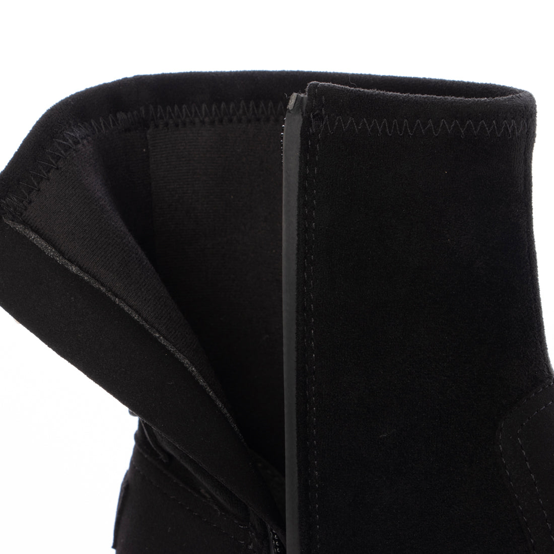 イング ing 【レイン対応】厚底ストレッチブーツ (ブラック) ブラック