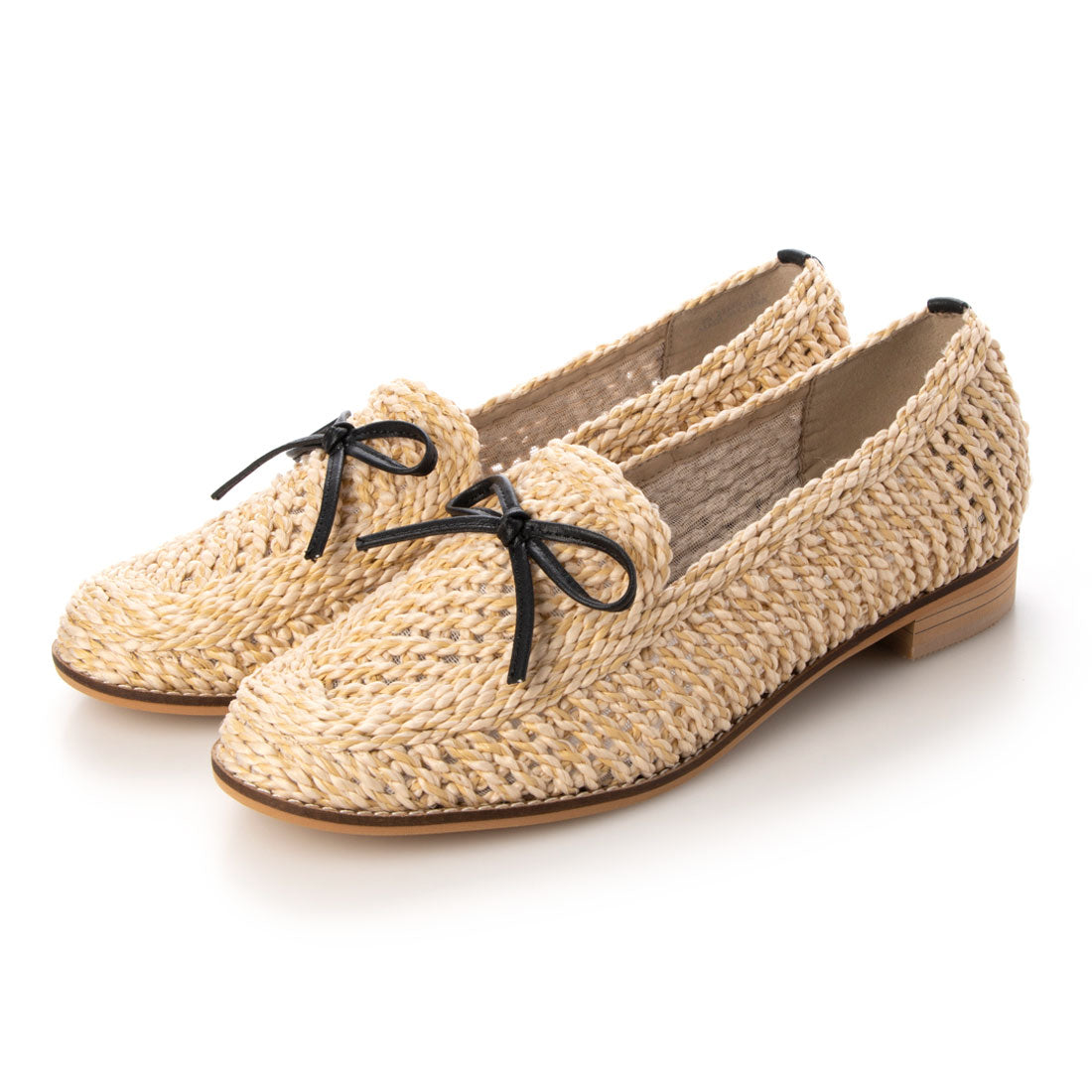 イング ing ジュートカジュアルモカシューズ,ベージュ