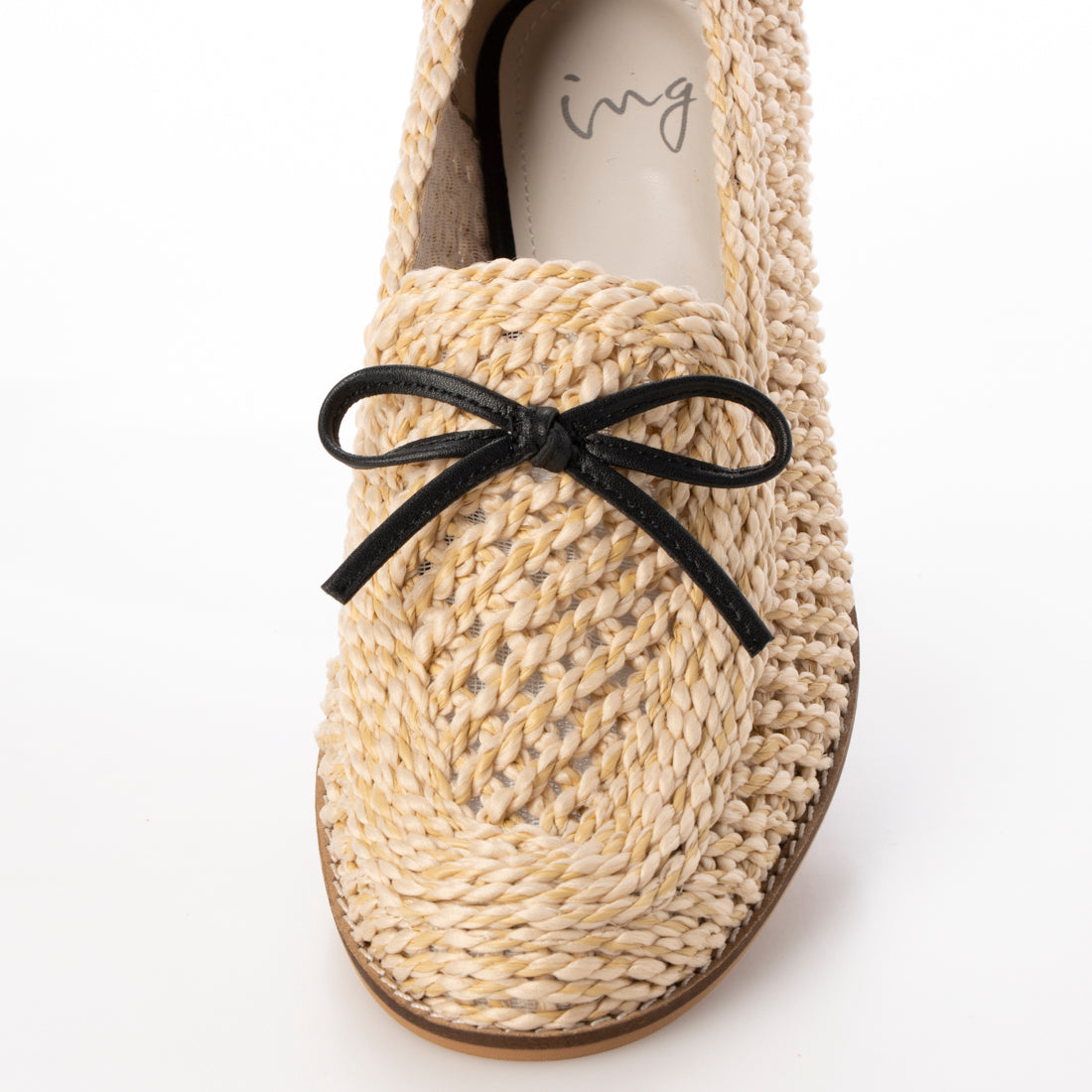 イング ing ジュートカジュアルモカシューズ