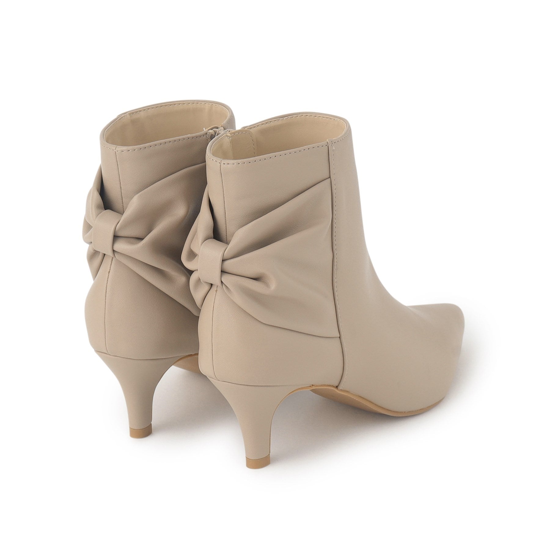 インデックス index バックリボンショートブーツ (ブラック(019)) ブラック(019)