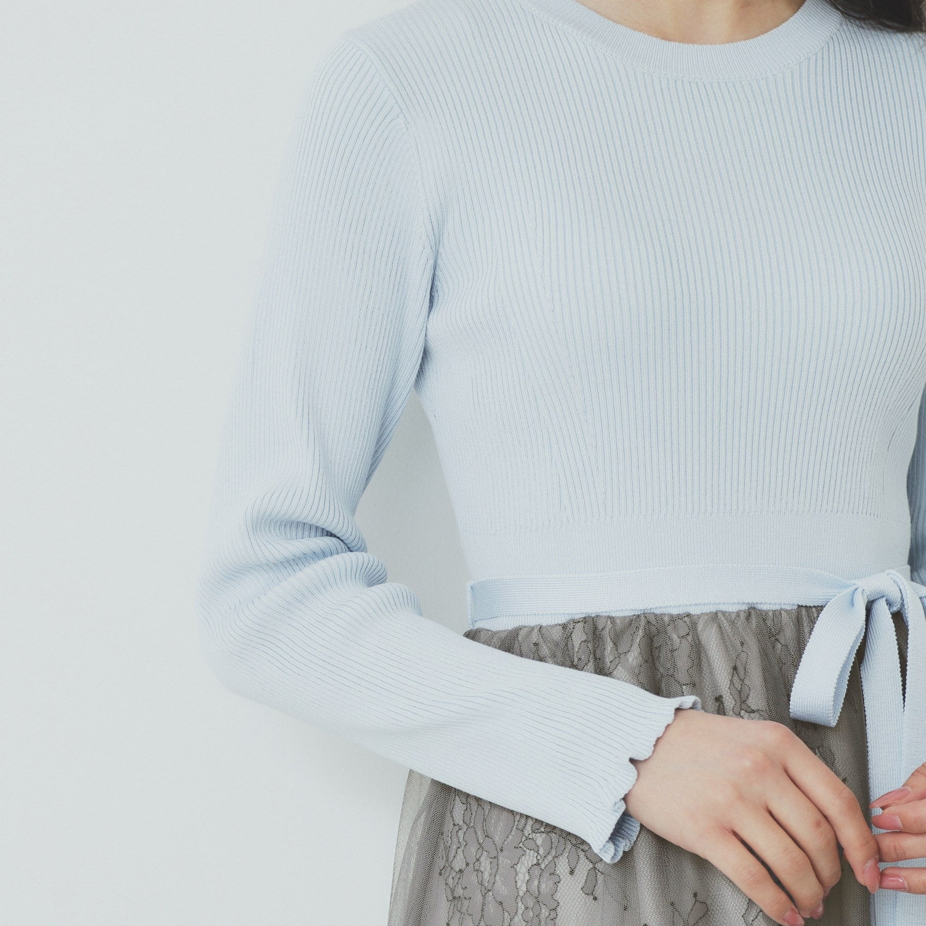 index index 蕾絲網紗裙連身裙【可機洗】