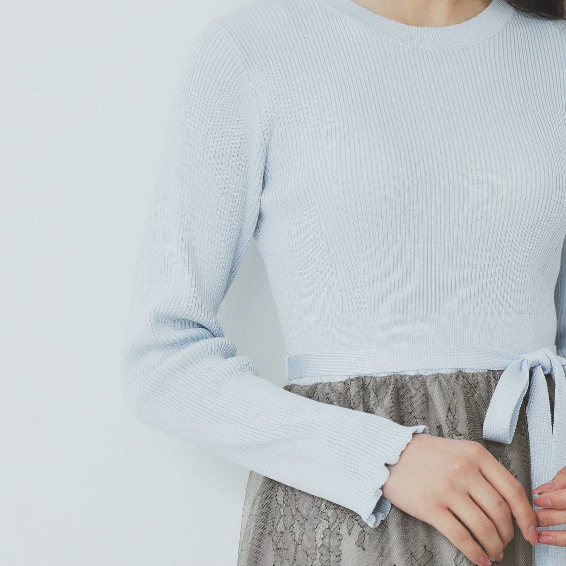 index index 蕾絲網紗裙連身裙【可機洗】