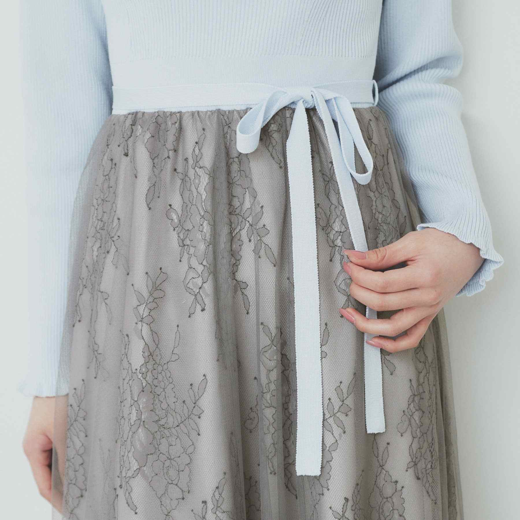 index index 蕾絲網紗裙連身裙【可機洗】