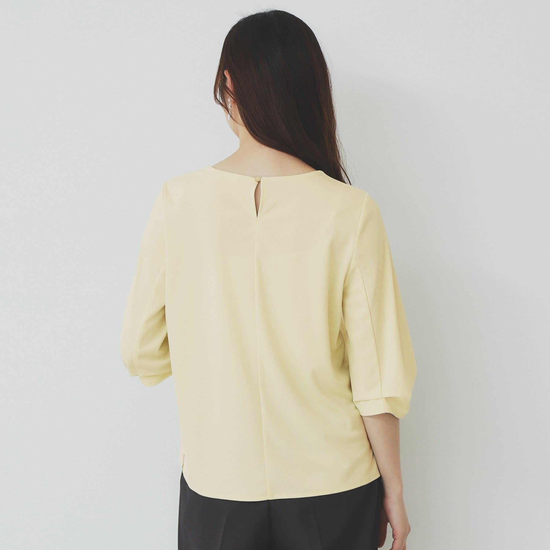 インデックス index ブラウスライクタックスリーブプルオーバー【洗濯機可・吸水速乾・UVケア・接触冷感】 (グレージュ(850)) グレージュ(850)