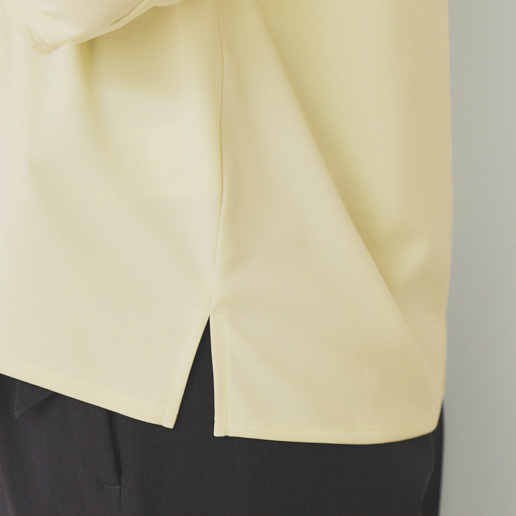 インデックス index ブラウスライクタックスリーブプルオーバー【洗濯機可・吸水速乾・UVケア・接触冷感】 (グレージュ(850)) グレージュ(850)