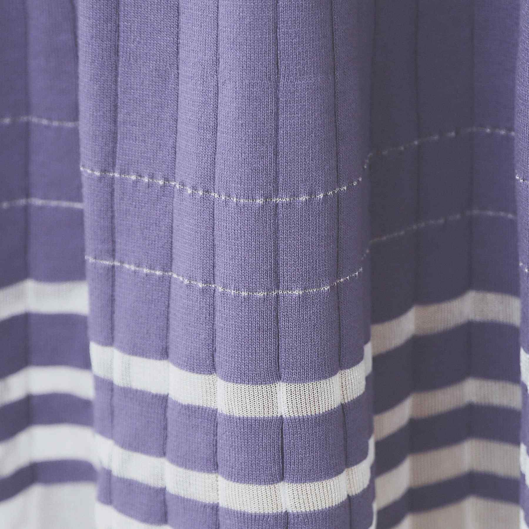 インデックス index シアーラインニットワンピース【洗濯機可・ (ネイビー(094)) ネイビー(094)