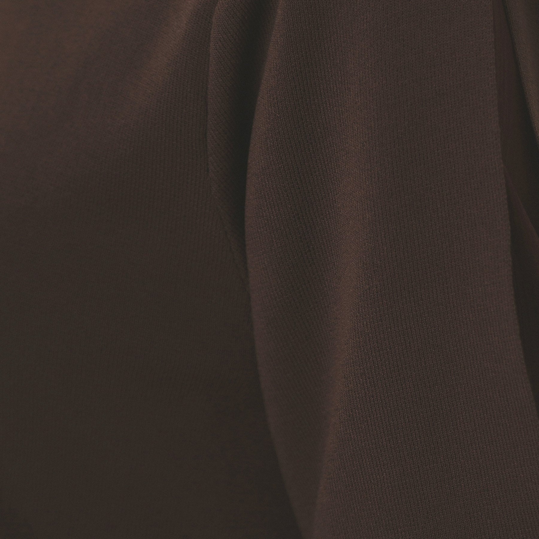 インデックス index 《6color/XS-LLsize》ドライタッチ デザインスリーブニット【洗濯機洗い可/接触冷感/抗ピル】 (ブラウン(044)) ブラウン(044)