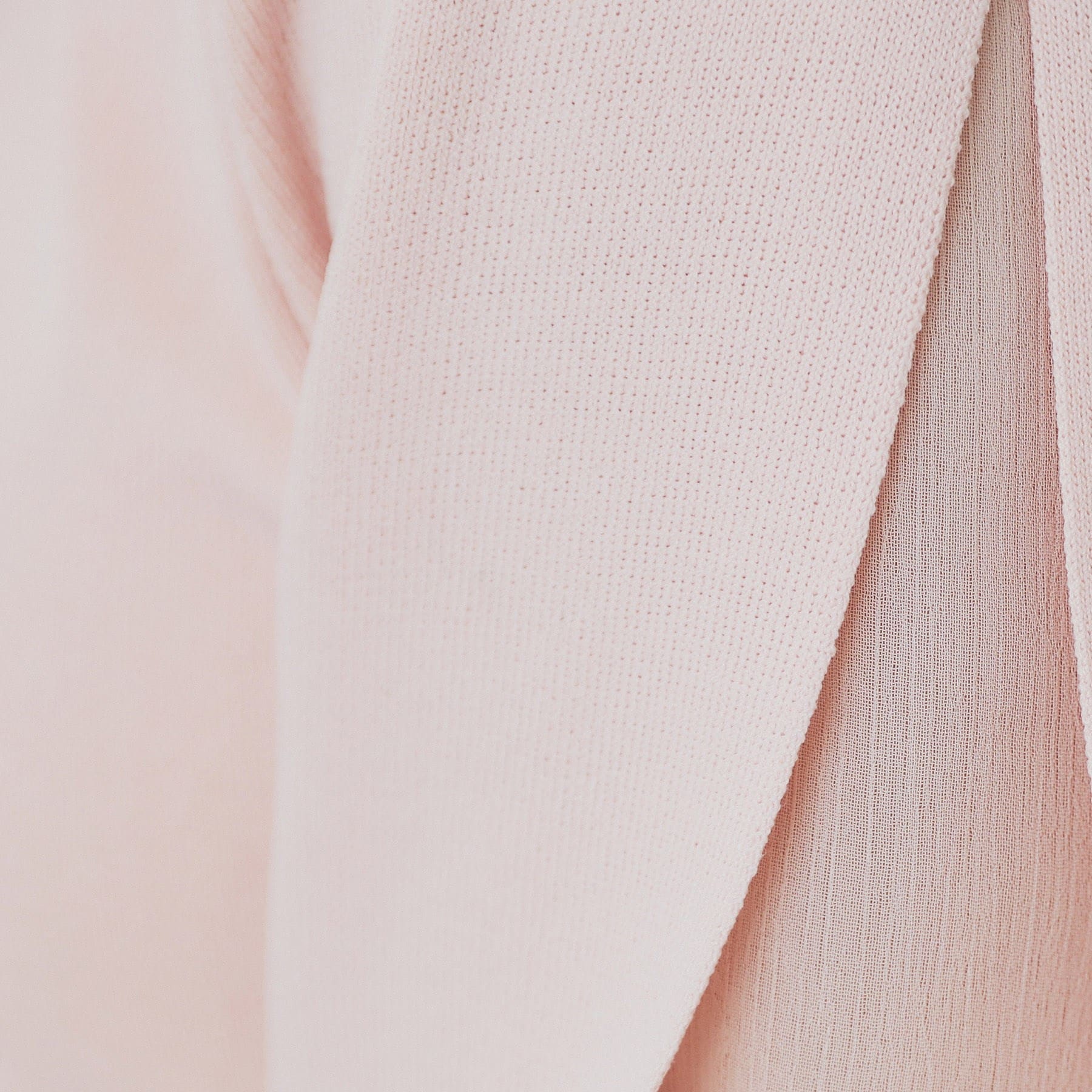 インデックス index 《6color/XS-LLsize》ドライタッチ デザインスリーブニット【洗濯機洗い可/接触冷感/抗ピル】 (ブラウン(044)) ブラウン(044)