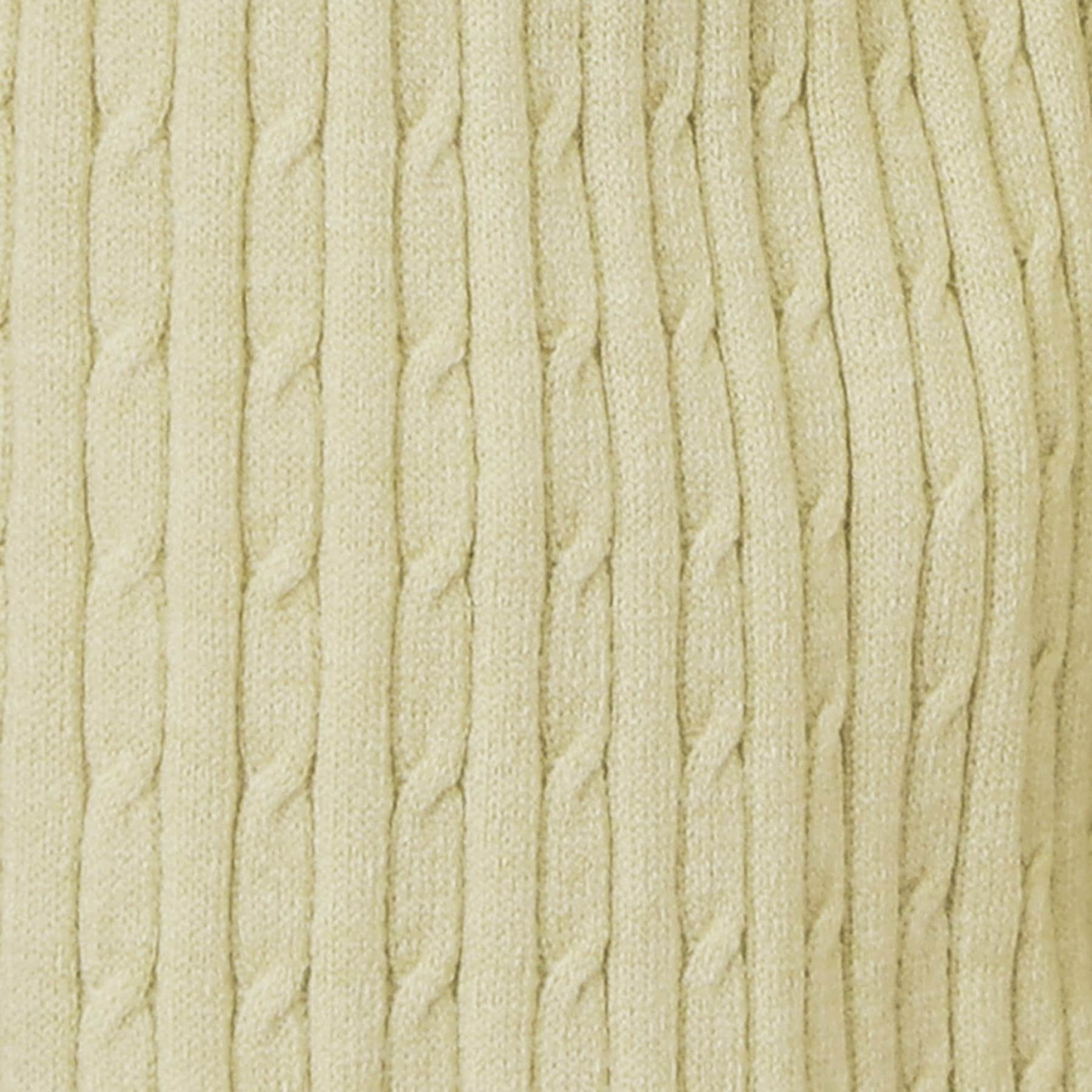 インデックス index ケーブルクルーネックカーディガン【洗濯機可】 (オフホワイト(003)) オフホワイト(003)