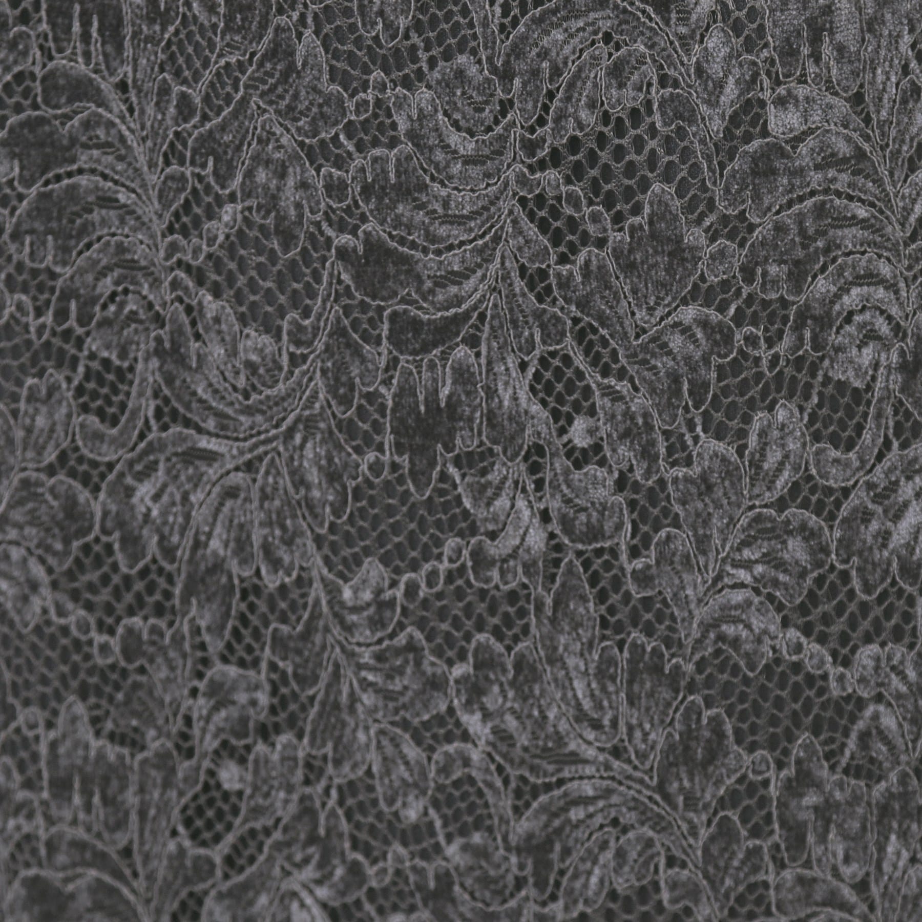 インデックス index モールレースタイトスカート【洗濯機可】 (チャコールグレー(014)) チャコールグレー(014)