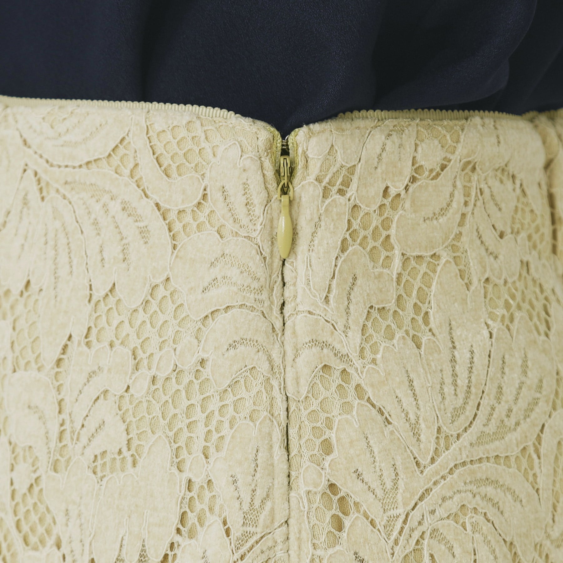 インデックス index モールレースタイトスカート【洗濯機可】 (チャコールグレー(014)) チャコールグレー(014)