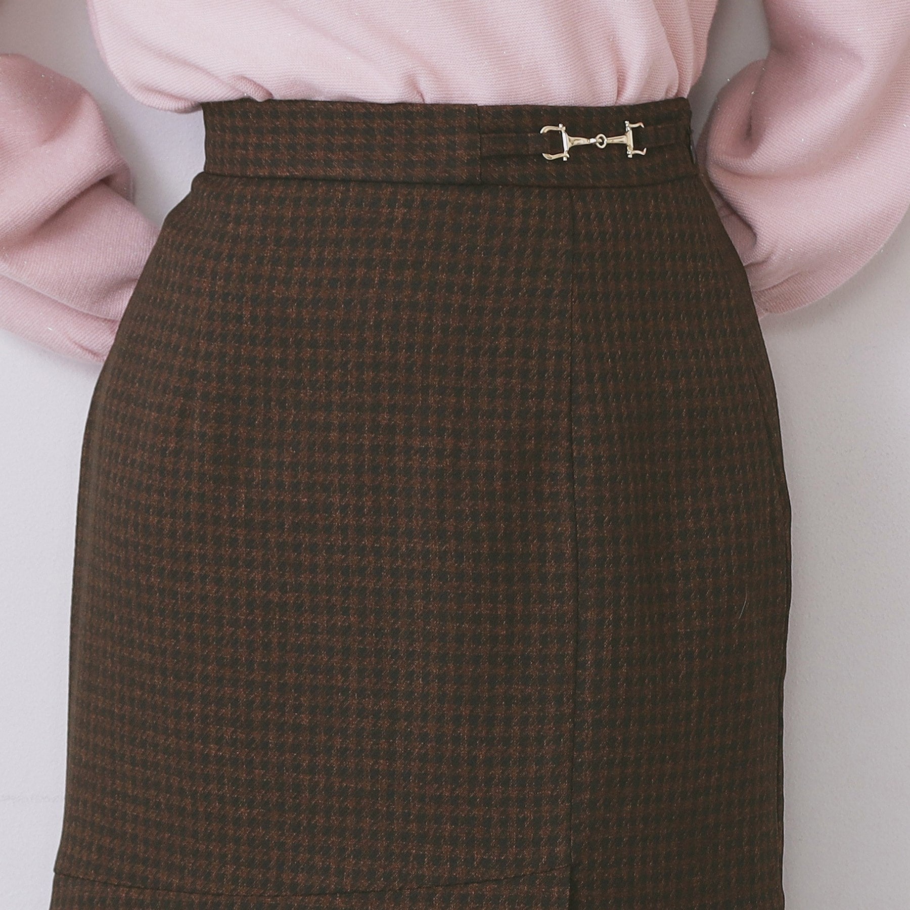 インデックス index カルゼツイードアシメフレアスカート【洗濯機可・防シワ・イージーアイロン・抗ピリング】 (チャコールグレー(013)) チャコールグレー(013)