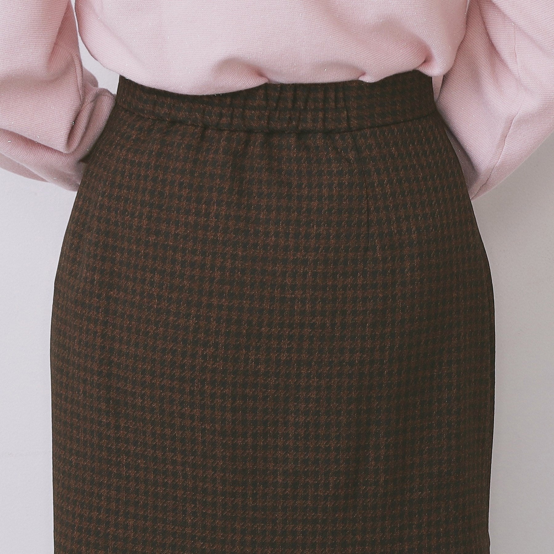 インデックス index カルゼツイードアシメフレアスカート【洗濯機可・防シワ・イージーアイロン・抗ピリング】 (チャコールグレー(013)) チャコールグレー(013)