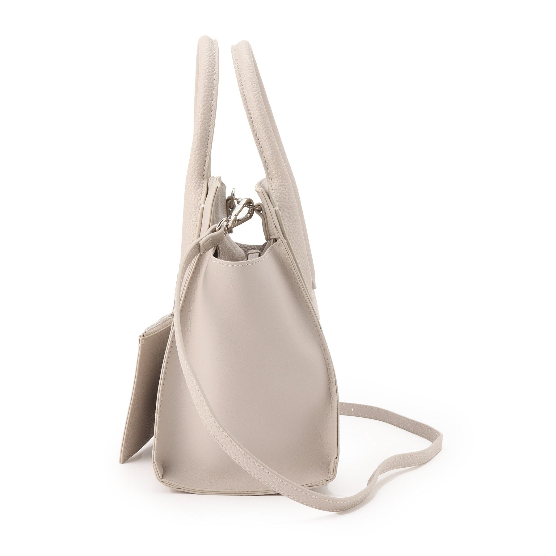 インディヴィ INDIVI ◆【合皮/マルチWAY/サブバッグ付】ミニショルダーバッグ (ライトグレー(611)) ライトグレー(611)