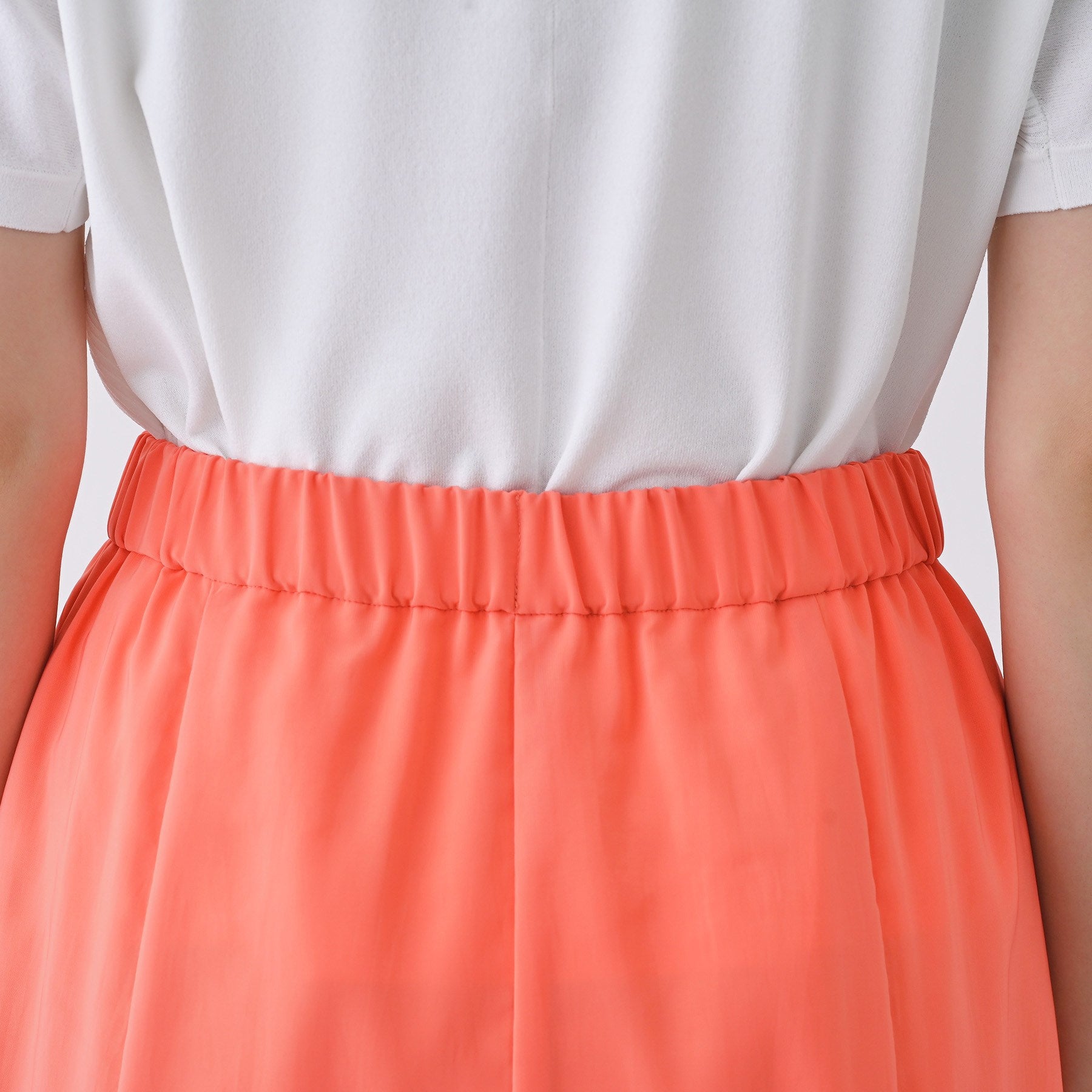 インディヴィ INDIVI 【撥水/接触冷感/UVケア】ナローフレアスカート (オフホワイト(003)) オフホワイト(003)