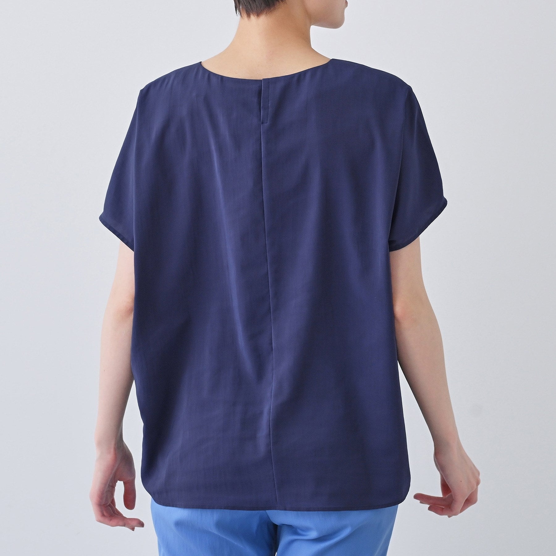 インディヴィ INDIVI 【撥水/接触冷感/UVケア】ドルマンスリーブブラウス (ブラウン(043)) ブラウン(043)