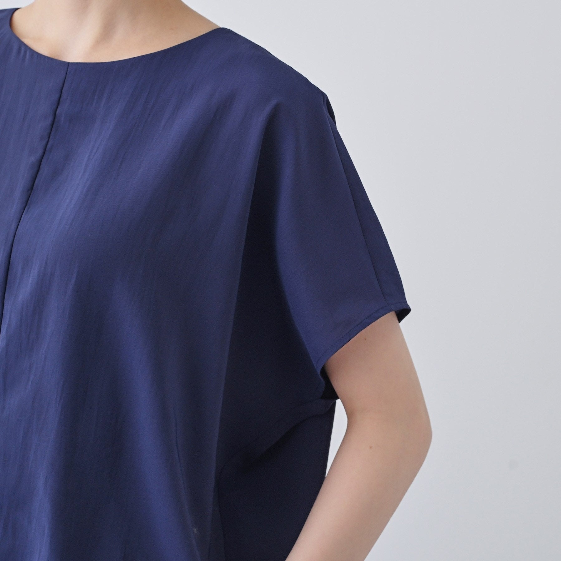 インディヴィ INDIVI 【撥水/接触冷感/UVケア】ドルマンスリーブブラウス (ブラウン(043)) ブラウン(043)