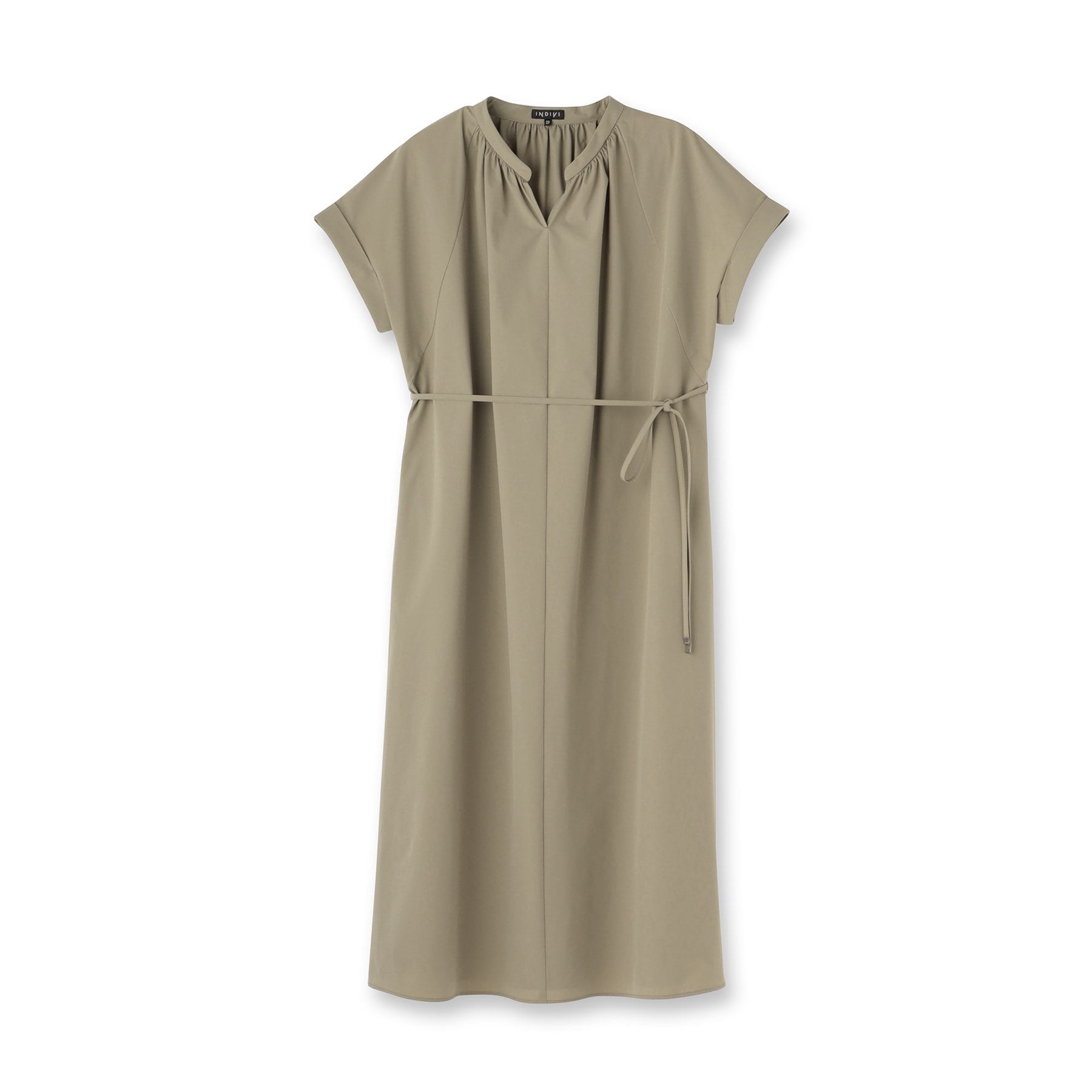 インディヴィ INDIVI 【撥水/UV/接触冷感】アクティブワンピース (ブラック(019)) ブラック(019)