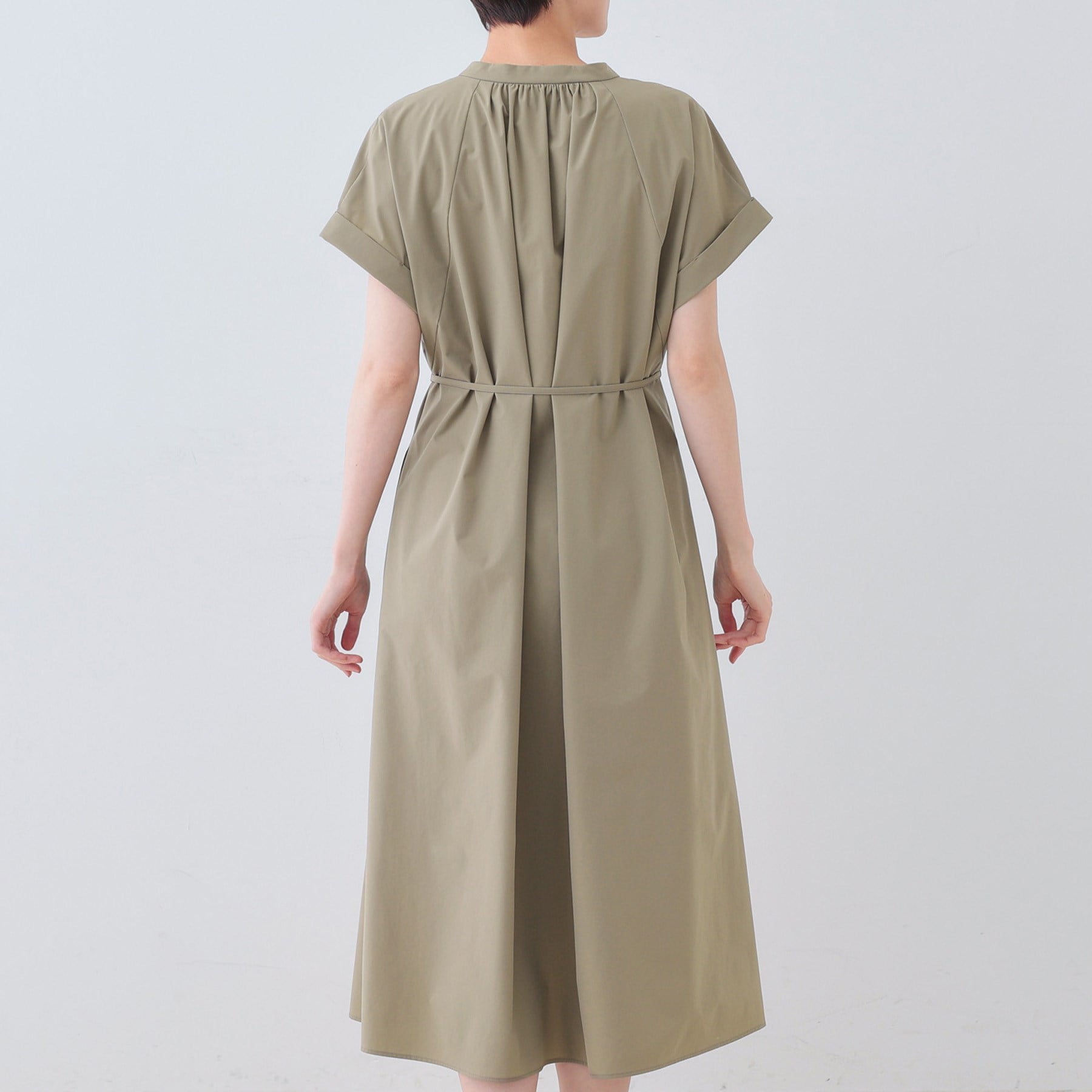 インディヴィ INDIVI 【撥水/UV/接触冷感】アクティブワンピース (ブラック(019)) ブラック(019)