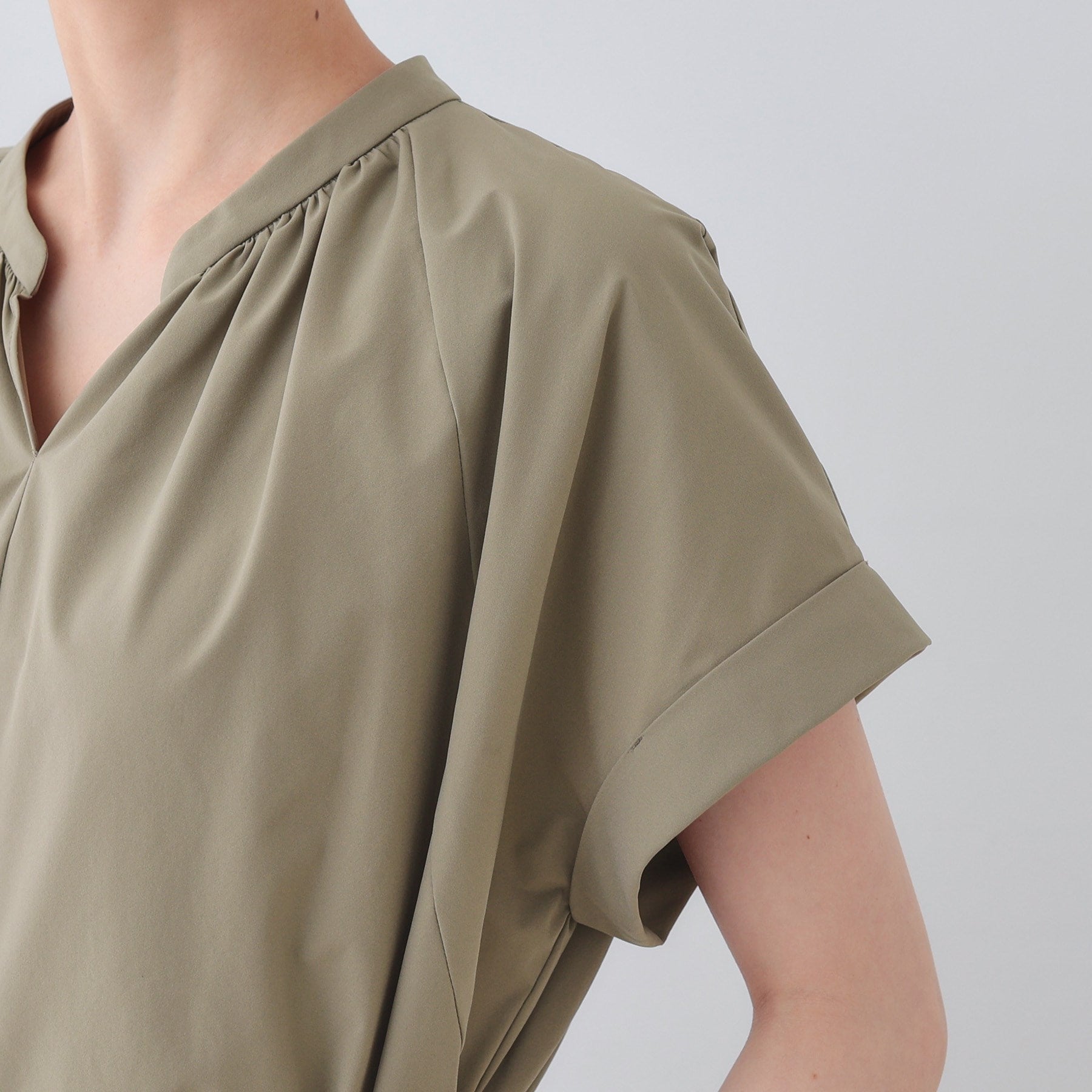 インディヴィ INDIVI 【撥水/UV/接触冷感】アクティブワンピース (ブラック(019)) ブラック(019)