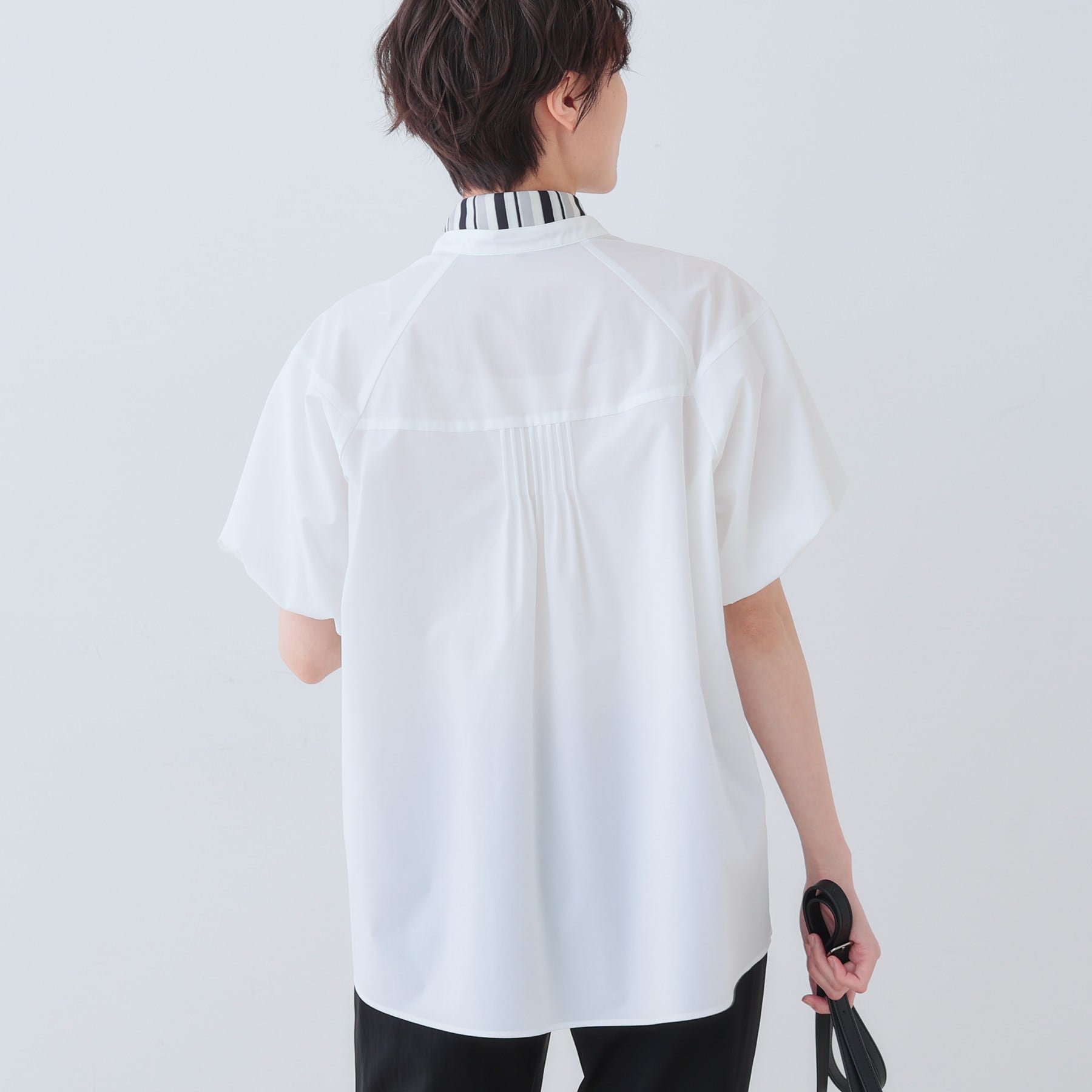 インディヴィ INDIVI 【撥水/UV/SETUP可能】アクティブブラウス (レッド(062)) レッド(062)