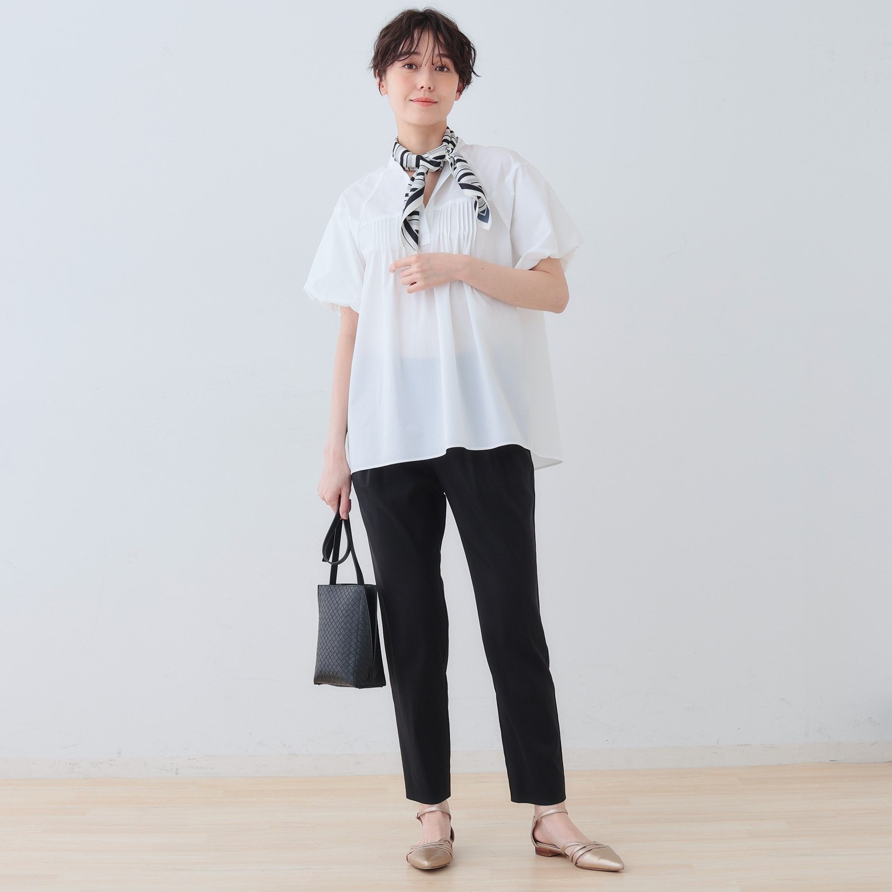 インディヴィ INDIVI 【撥水/UV/SETUP可能】アクティブブラウス (レッド(062)) レッド(062)